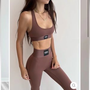 Hoaka Apparel Brown Leggings size Medium